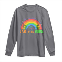 Lab Week Long Sleeve Shirt Medical Laboratory Science Lab Rainbow