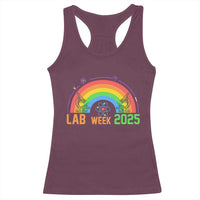 Lab Week Racerback Tank Top Medical Laboratory Science Lab Rainbow