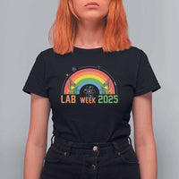 Lab Week T Shirt For Women Medical Laboratory Science Lab Rainbow