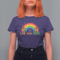 Lab Week T Shirt For Women Medical Laboratory Science Lab Rainbow