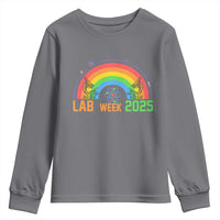 Lab Week Youth Sweatshirt Medical Laboratory Science Lab Rainbow