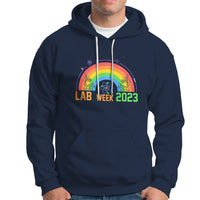 Medical Lab Tech Hoodie Lab Week 2023 Medical Laboratory Science Lab Rainbow - Wonder Print Shop