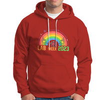 Medical Lab Tech Hoodie Lab Week 2023 Medical Laboratory Science Lab Rainbow - Wonder Print Shop