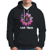 Medical Lab Tech Hoodie Lab Week Lab Tech Sunflower Med Tech Medical Lab Technician - Wonder Print Shop
