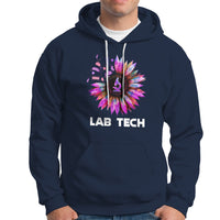 Medical Lab Tech Hoodie Lab Week Lab Tech Sunflower Med Tech Medical Lab Technician - Wonder Print Shop