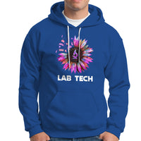 Medical Lab Tech Hoodie Lab Week Lab Tech Sunflower Med Tech Medical Lab Technician - Wonder Print Shop