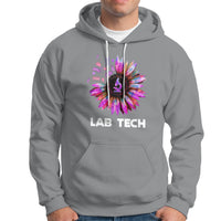 Medical Lab Tech Hoodie Lab Week Lab Tech Sunflower Med Tech Medical Lab Technician - Wonder Print Shop