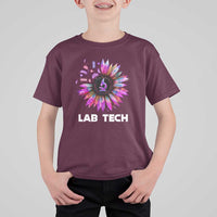 Lab Week T Shirt For Kid Lab Tech Sunflower Med Tech Medical Lab Technician