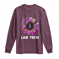 Lab Week Long Sleeve Shirt Lab Tech Sunflower Med Tech Medical Lab Technician