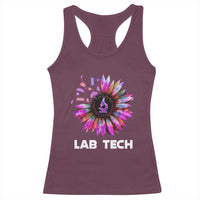 Lab Week Racerback Tank Top Lab Tech Sunflower Med Tech Medical Lab Technician