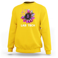 Medical Lab Tech Sweatshirt Lab Week Lab Tech Sunflower Med Tech Medical Lab Technician - Wonder Print Shop