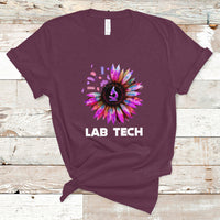 Medical Lab Tech T Shirt Lab Week Lab Tech Sunflower Med Tech Medical Lab Technician - Wonder Print Shop