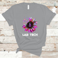 Medical Lab Tech T Shirt Lab Week Lab Tech Sunflower Med Tech Medical Lab Technician - Wonder Print Shop
