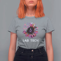 Lab Week T Shirt For Women Lab Tech Sunflower Med Tech Medical Lab Technician