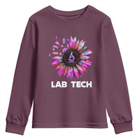 Lab Week Youth Sweatshirt Lab Tech Sunflower Med Tech Medical Lab Technician