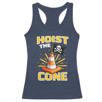 Hoist The Cone Jolly Roger Victory Racerback Tank Top Pirate Skull Baseball Sports Fan IYKYK Meme
