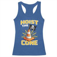 Hoist The Cone Jolly Roger Victory Racerback Tank Top Pirate Skull Baseball Sports Fan IYKYK Meme