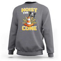 Hoist The Cone Jolly Roger Victory Sweatshirt Pirate Skull Baseball Sports Fan IYKYK Meme