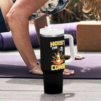 Hoist The Cone Jolly Roger Victory Tumbler With Handle Pirate Skull Baseball Sports Fan IYKYK Meme