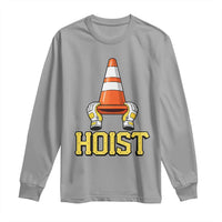 Funny Hoist The Cone Trophy Long Sleeve Shirt IYKYK Meme Sports Fan Victory Celebration