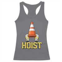 Funny Hoist The Cone Trophy Racerback Tank Top IYKYK Meme Sports Fan Victory Celebration