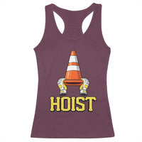 Funny Hoist The Cone Trophy Racerback Tank Top IYKYK Meme Sports Fan Victory Celebration