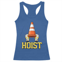 Funny Hoist The Cone Trophy Racerback Tank Top IYKYK Meme Sports Fan Victory Celebration