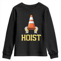 Funny Hoist The Cone Trophy Youth Sweatshirt IYKYK Meme Sports Fan Victory Celebration