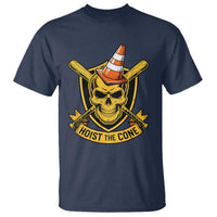 Funny Hoist The Cone Skull T Shirt IYKYK Meme Gritty Victory Celebration Sports Fan