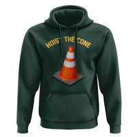 Vintage Hoist The Cone Victory Graphic Hoodie Funny Baseball Fan Pride Celebration IYKYK Meme