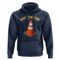 Vintage Hoist The Cone Victory Graphic Hoodie Funny Baseball Fan Pride Celebration IYKYK Meme
