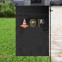 Pittsburgh Victory Icons Rebus Graphic IYKYK Meme Garden Flag Hoist The Cone Welding Mask Jolly Roger Flag