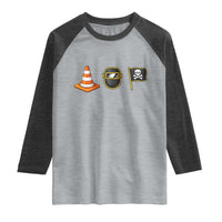 Pittsburgh Victory Icons Rebus Graphic IYKYK Meme Raglan Shirt Hoist The Cone Welding Mask Jolly Roger Flag