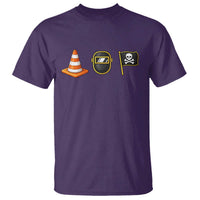 Pittsburgh Victory Icons Rebus Graphic IYKYK Meme T Shirt Hoist The Cone Welding Mask Jolly Roger Flag
