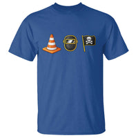 Pittsburgh Victory Icons Rebus Graphic IYKYK Meme T Shirt Hoist The Cone Welding Mask Jolly Roger Flag