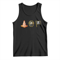 Pittsburgh Victory Icons Rebus Graphic IYKYK Meme Tank Top Hoist The Cone Welding Mask Jolly Roger Flag