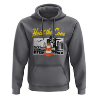 Pittsburgh Skyline Victory Hoist The Cone Meme Hoodie Funny Sports Fan Celebration