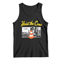 Pittsburgh Skyline Victory Hoist The Cone Meme Tank Top Funny Sports Fan Celebration