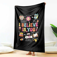Groovy I Believe In You Testing Motivation Throw Blanket More Than A Score for Teacher Student
