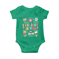 Groovy I Believe In You Testing Motivation Baby Onesie More Than A Score for Teacher Student