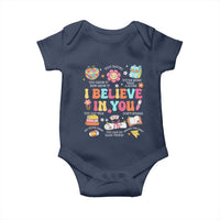 Groovy I Believe In You Testing Motivation Baby Onesie More Than A Score for Teacher Student