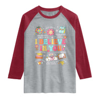 Groovy I Believe In You Testing Motivation Raglan Shirt More Than A Score for Teacher Student