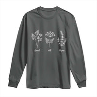Fennel Dill Thyme Subtle FDT Long Sleeve Shirt Botanical Herb Line Art Political Satire