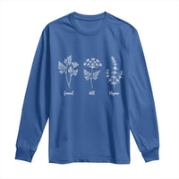 Fennel Dill Thyme Subtle FDT Long Sleeve Shirt Botanical Herb Line Art Political Satire