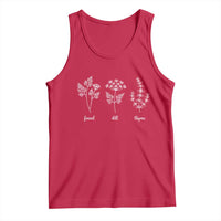 Fennel Dill Thyme Subtle FDT Tank Top Botanical Herb Line Art Political Satire