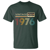 Vintage 1976 Retro Cassette Tape Graphic T Shirt Awesome Since 1976 Birthday Gift