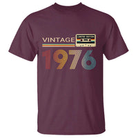 Vintage 1976 Retro Cassette Tape Graphic T Shirt Awesome Since 1976 Birthday Gift