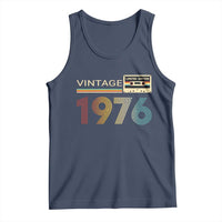 Vintage 1976 Retro Cassette Tape Graphic Tank Top Awesome Since 1976 Birthday Gift