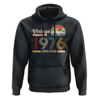Vintage 1976 Limited Edition Hoodie Retro Sunset 50th Birthday Graphic