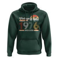 Vintage 1976 Limited Edition Hoodie Retro Sunset 50th Birthday Graphic